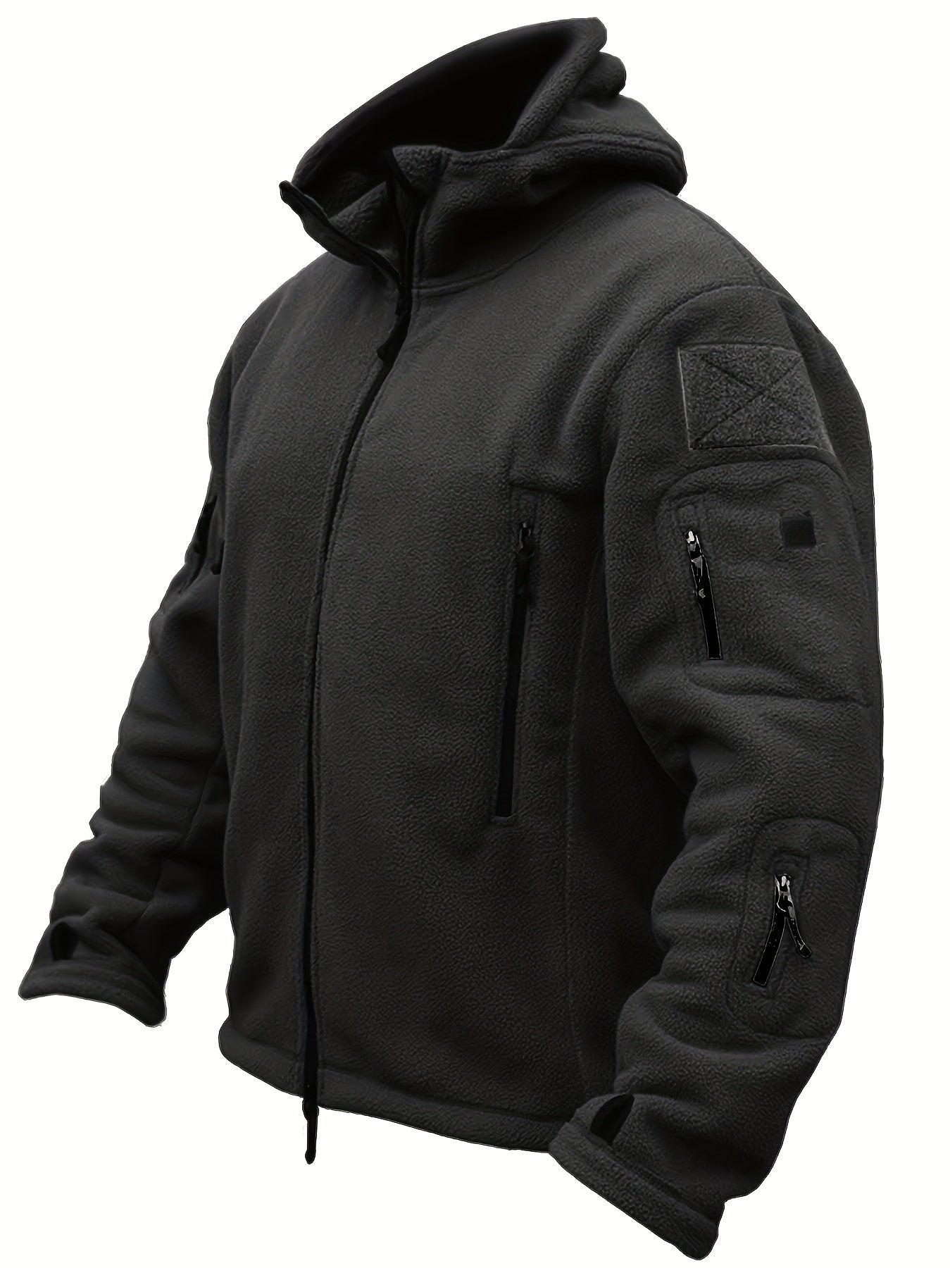 Herren Kapuzen-Reißverschlussjacke