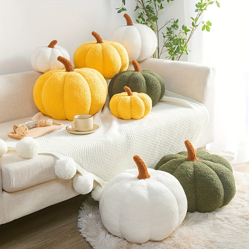 Kürbis Kissen Deko | Weiches Wohnaccessoire für Herbst & Halloween