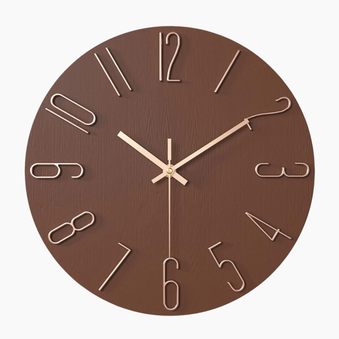 Runde Moderne Wanduhr für Wohnzimmer