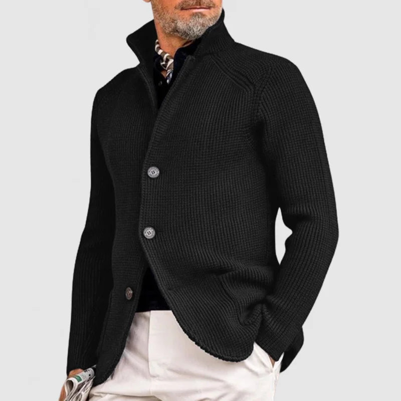 Herren Strickjacke mit Knöpfen | Taschen-Design