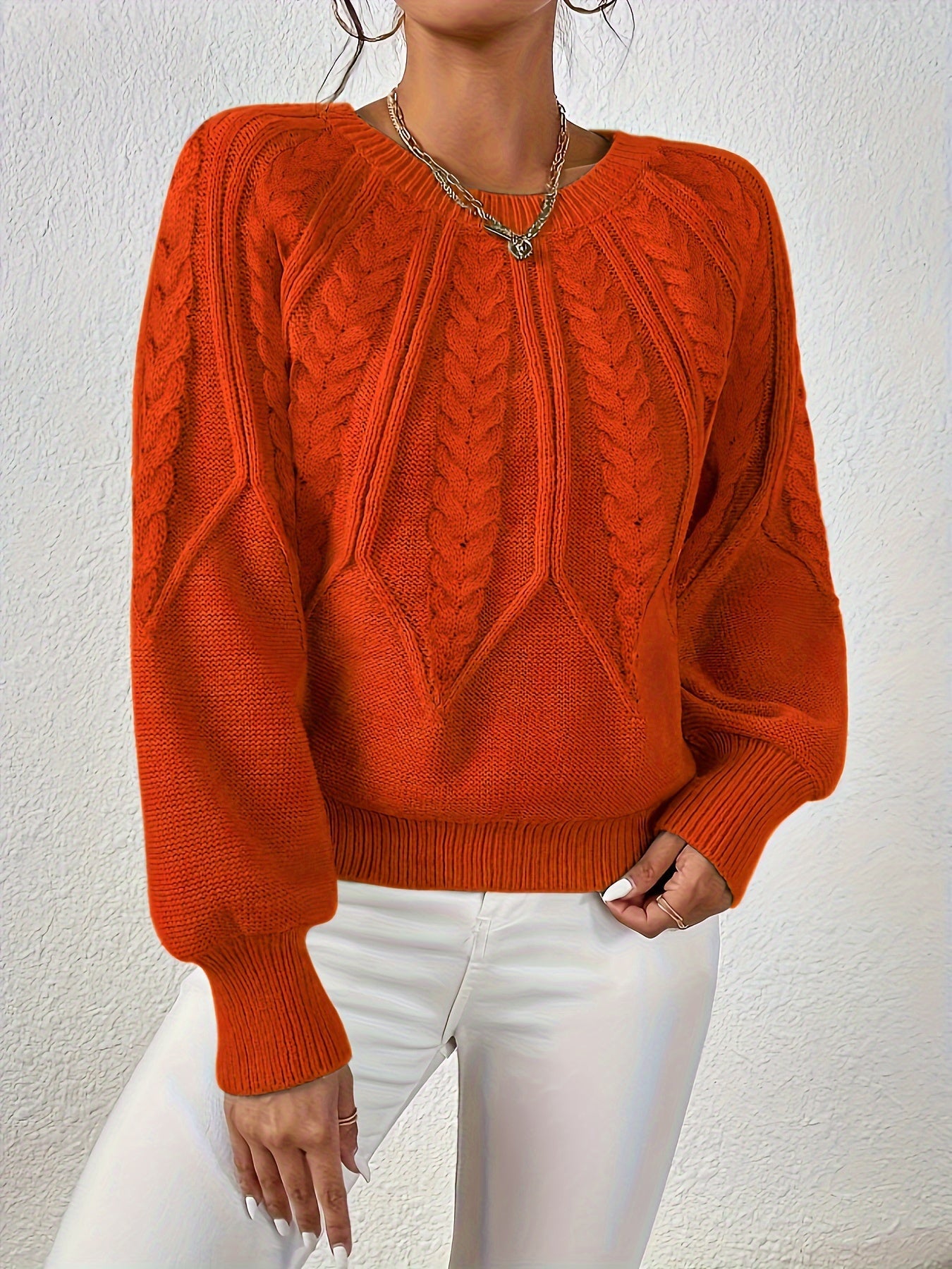 Damen Strickpullover | Laternenärmel