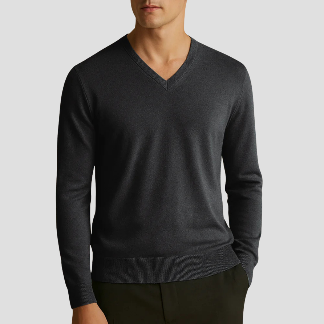 Herren Strickpullover | V-Ausschnitt