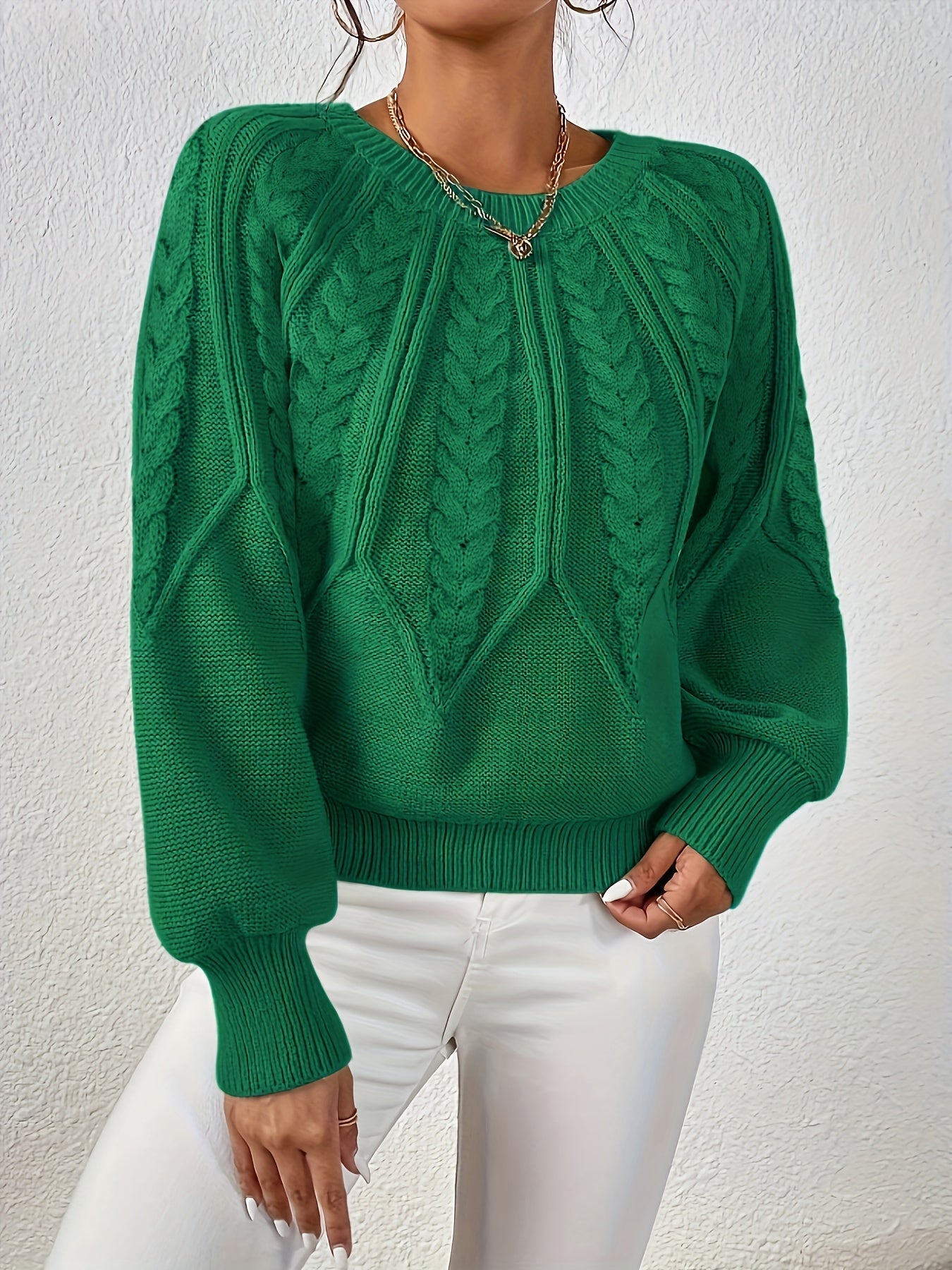 Damen Strickpullover | Laternenärmel