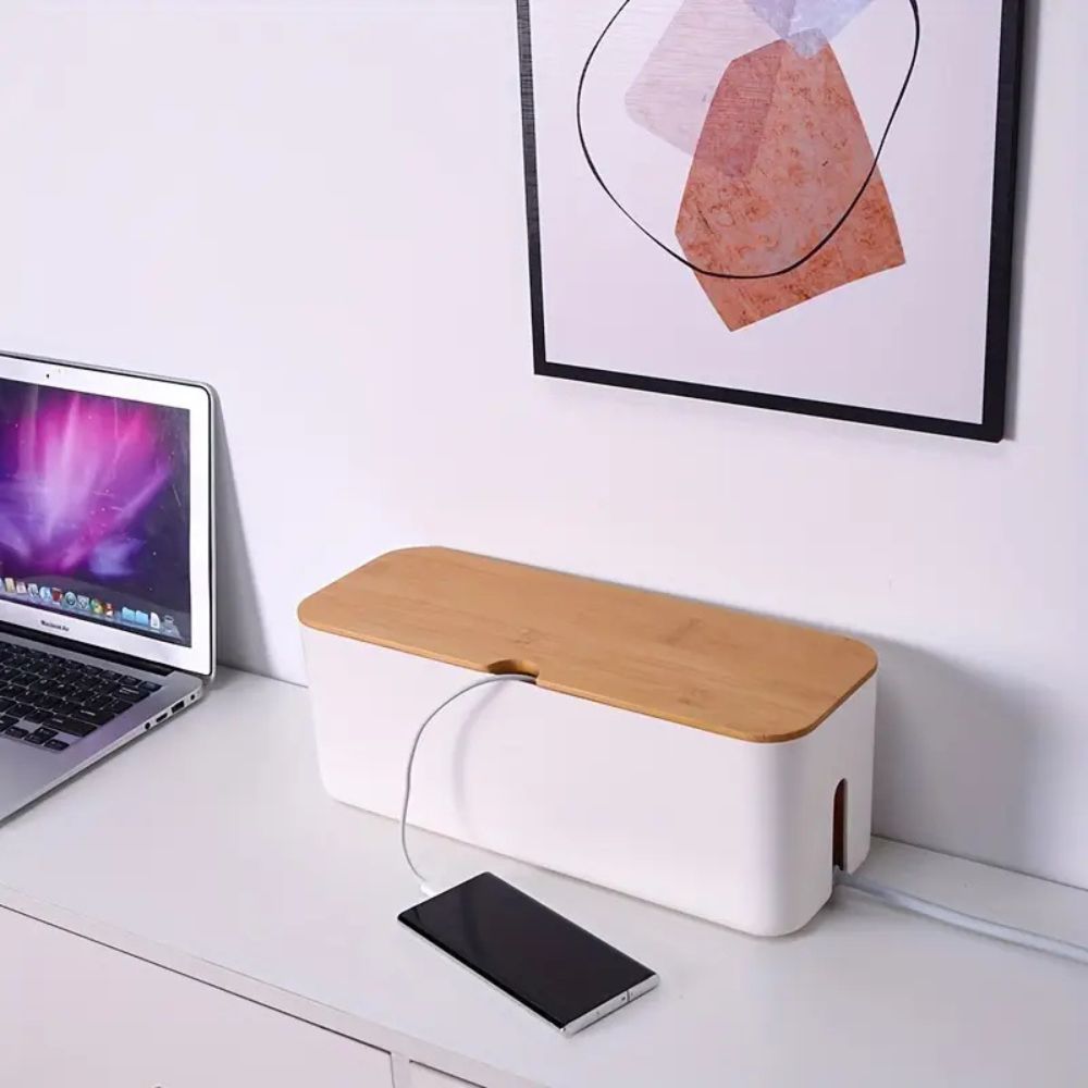 Kabel-Organizer für Schreibtisch und Wohnbereich