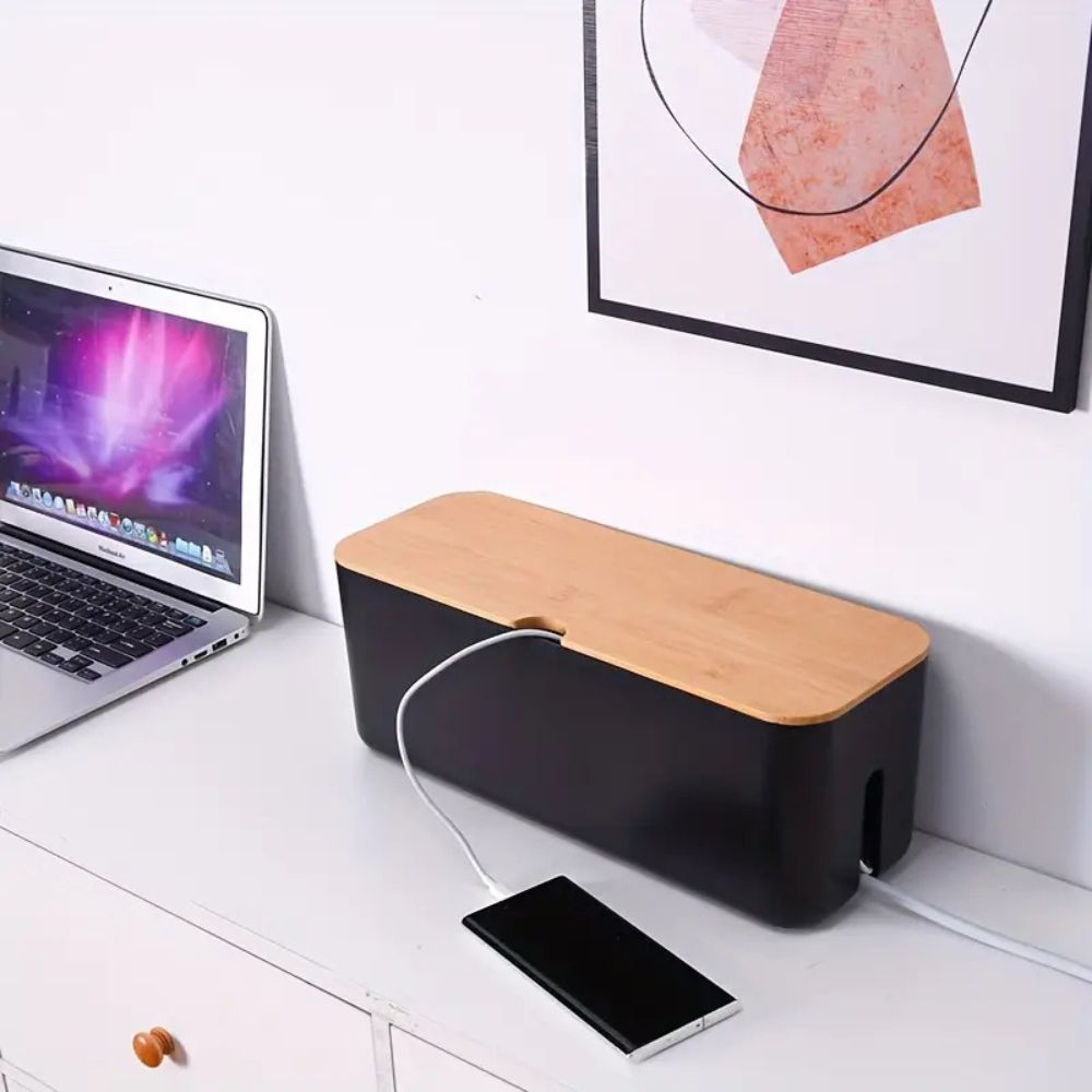 Kabel-Organizer für Schreibtisch und Wohnbereich
