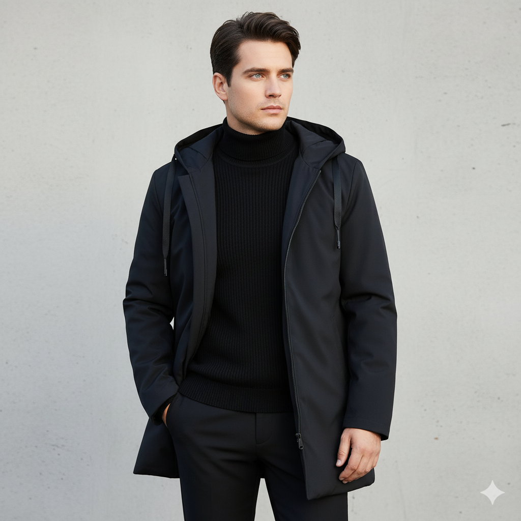 Herren Winterjacke | Kapuze
