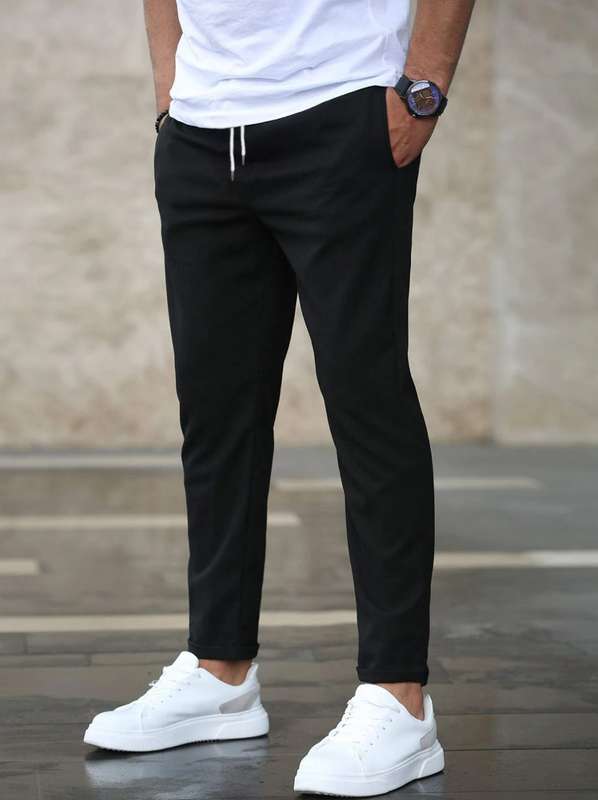 Herren Slim Fit Jogger Pants | Kordelzug