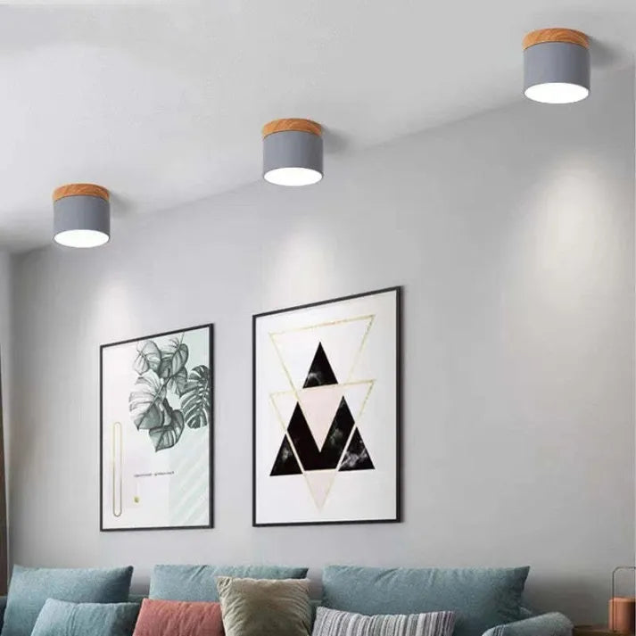 Wohnen | Zylindrische Deckenlampe