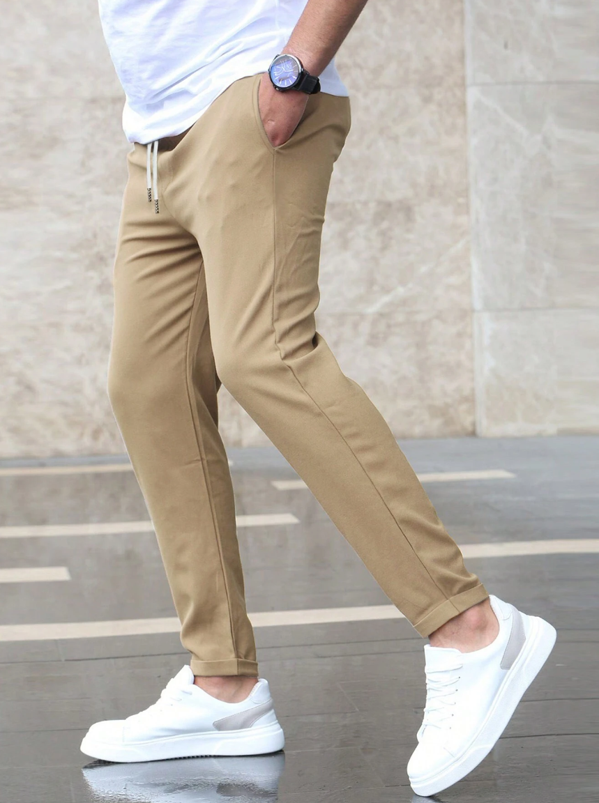 Herren Slim Fit Jogger Pants | Kordelzug