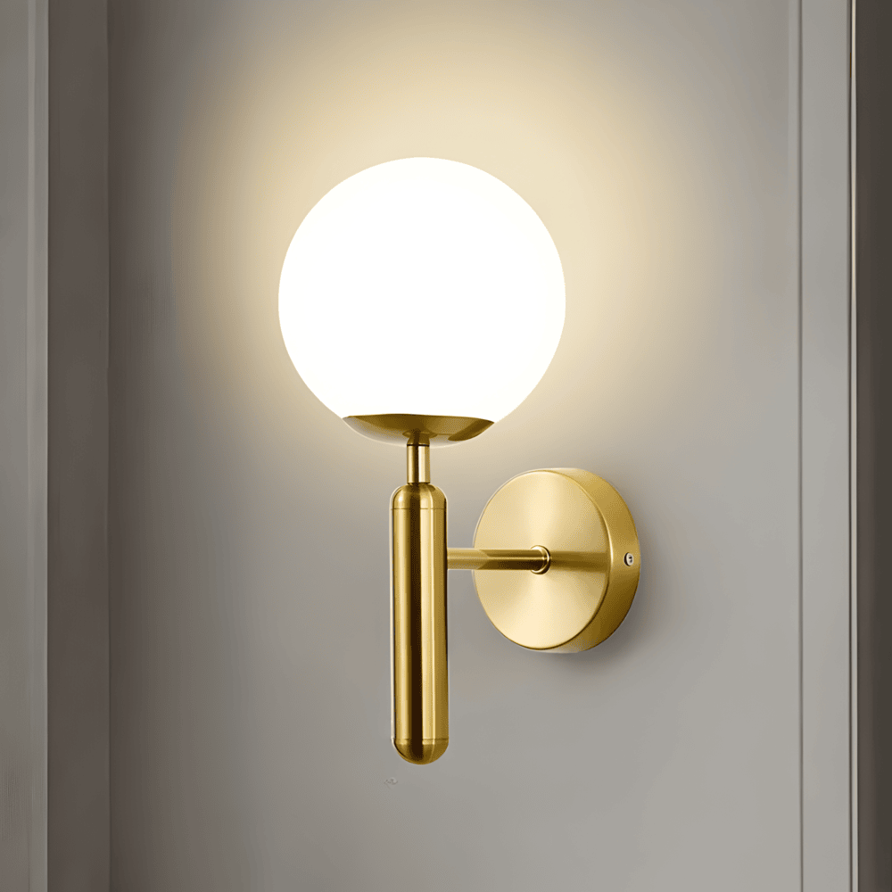 Moderne Wandleuchte mit dekorativem Note
