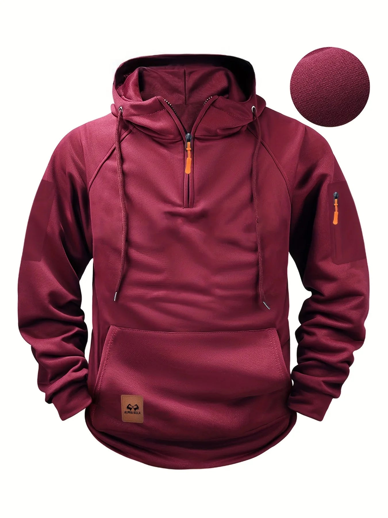 Herren Quarter Zip Hoodie | Casual