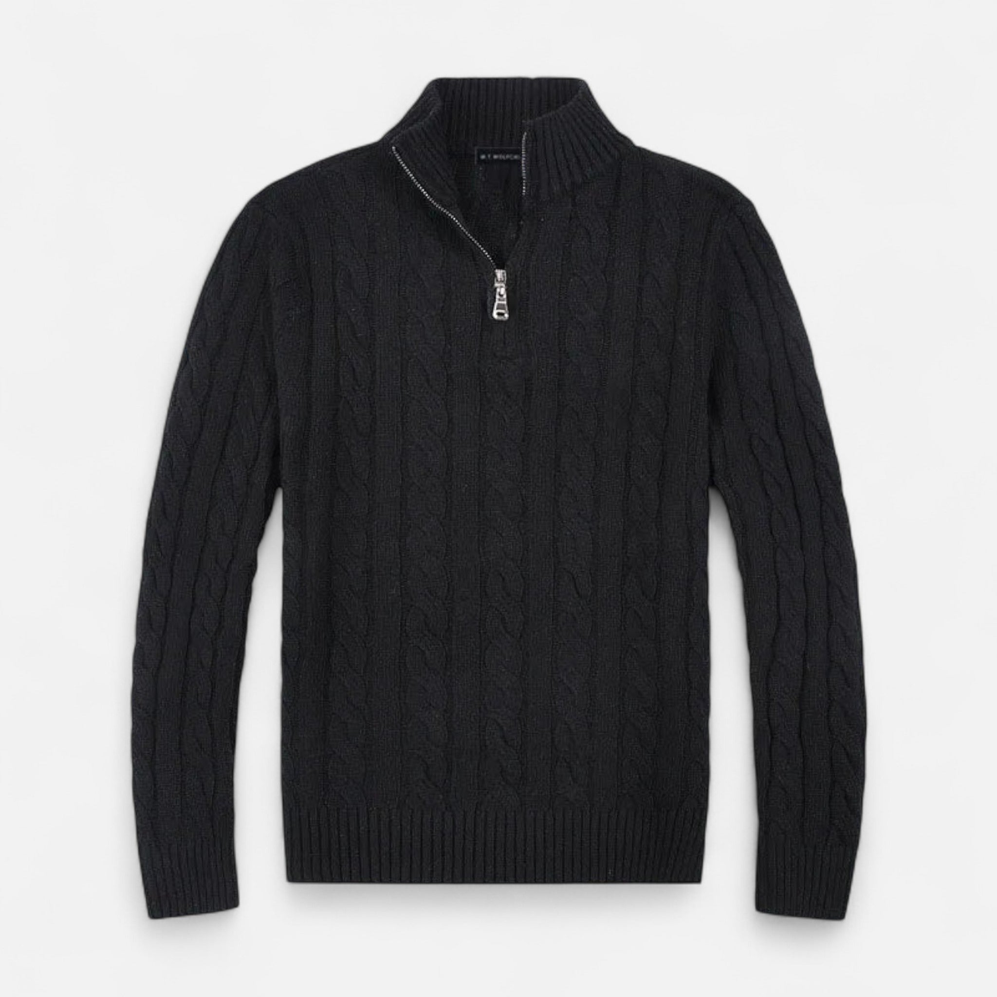 Herren Half-Zip Pullover | Strukturiert