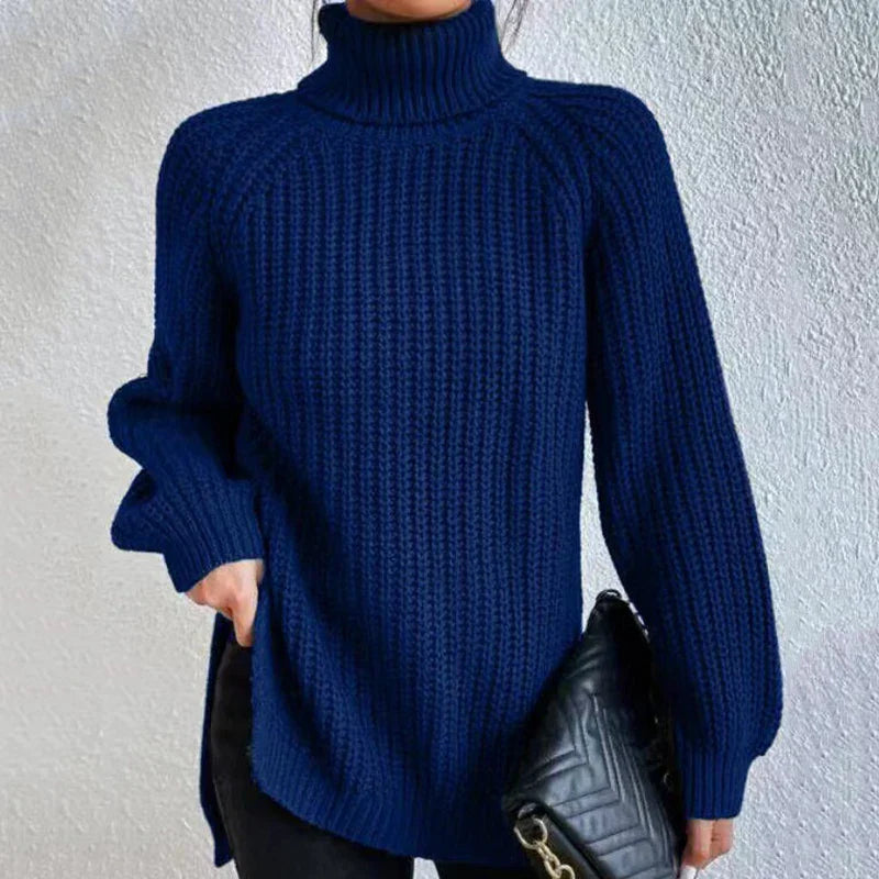 Damen Rollkragenpullover | Weiter Schnitt