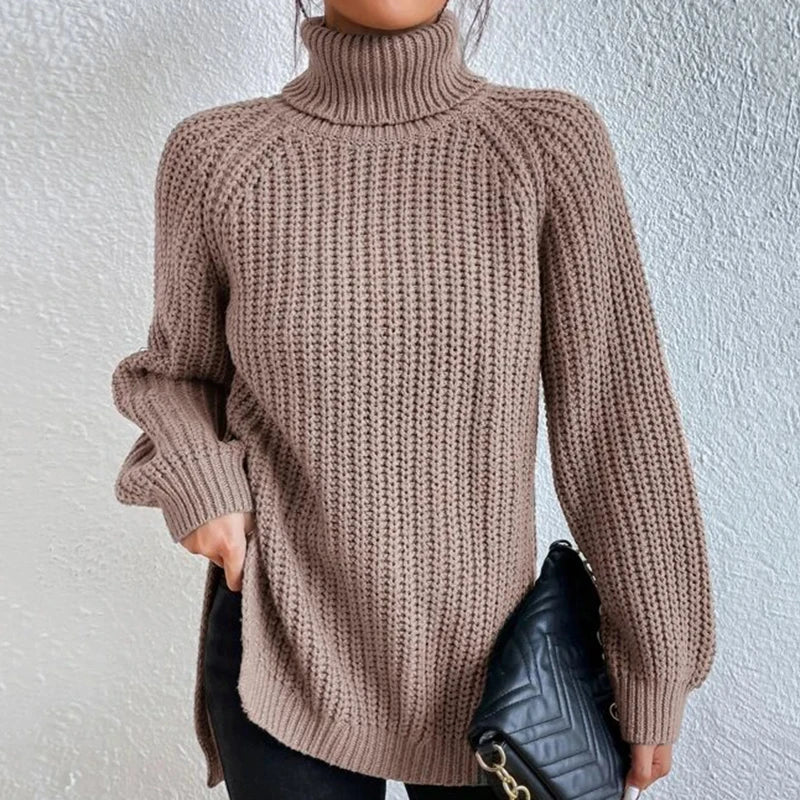 Damen Rollkragenpullover | Weiter Schnitt