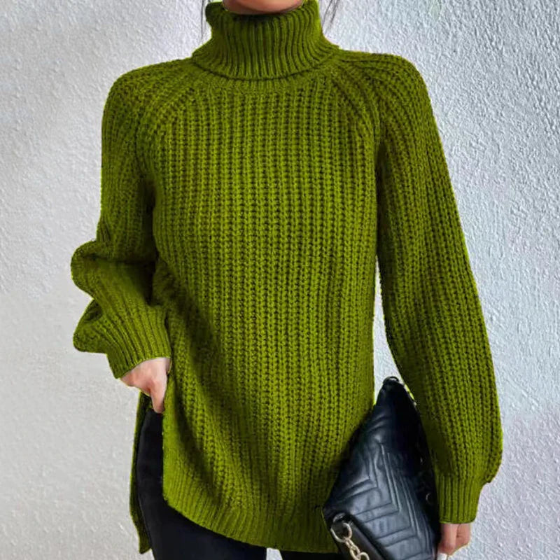 Damen Rollkragenpullover | Weiter Schnitt
