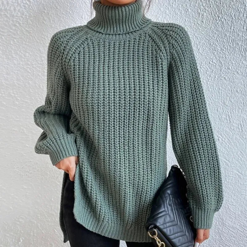 Damen Rollkragenpullover | Weiter Schnitt
