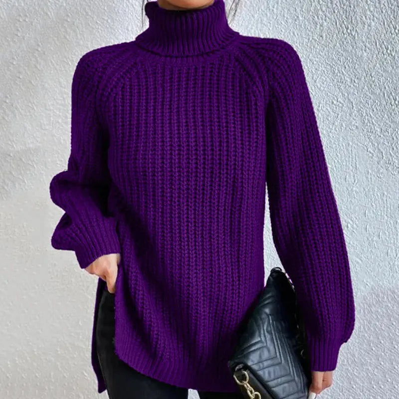 Damen Rollkragenpullover | Weiter Schnitt