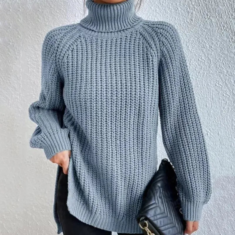 Damen Rollkragenpullover | Weiter Schnitt