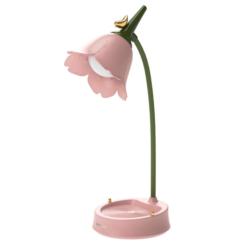 Blumenmotiv Schreibtischlampe für Lern und Arbeitsplätze