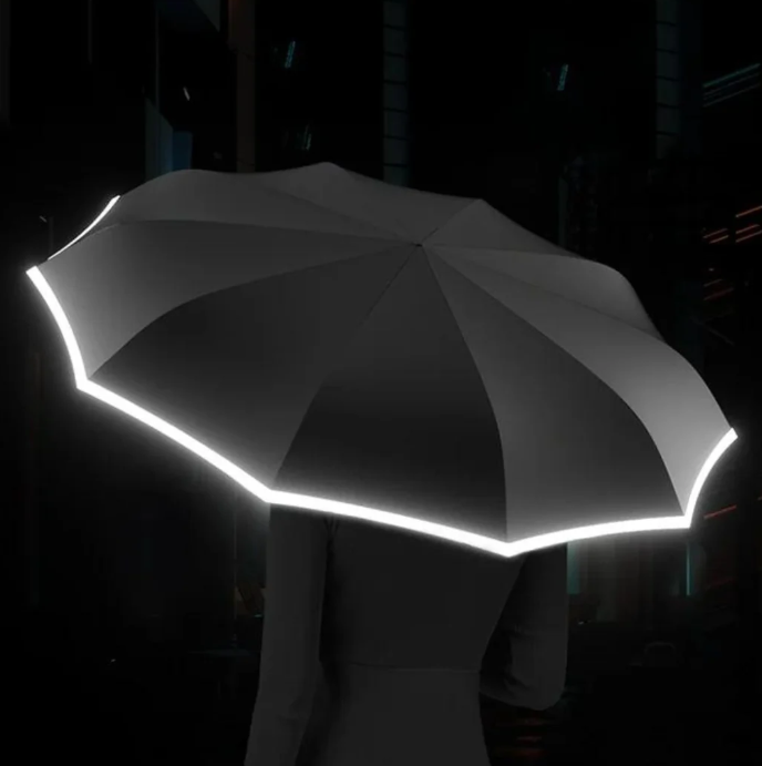 Outdoor | Regenschirm Sturmfest Reflektierend