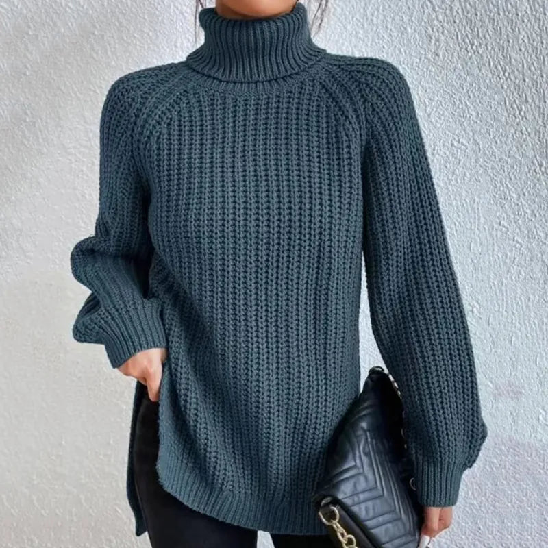Damen Rollkragenpullover | Weiter Schnitt