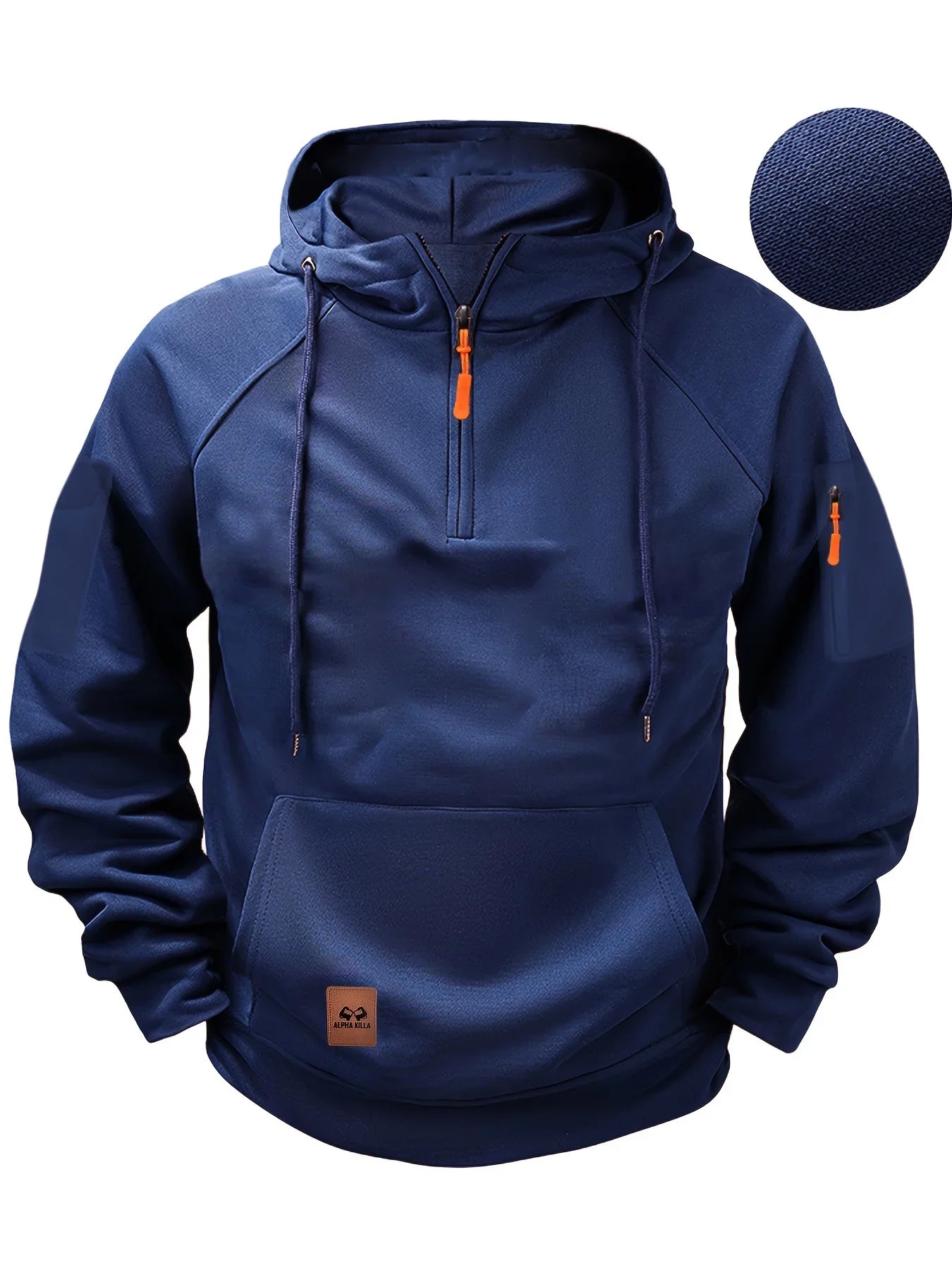 Herren Quarter Zip Hoodie | Casual