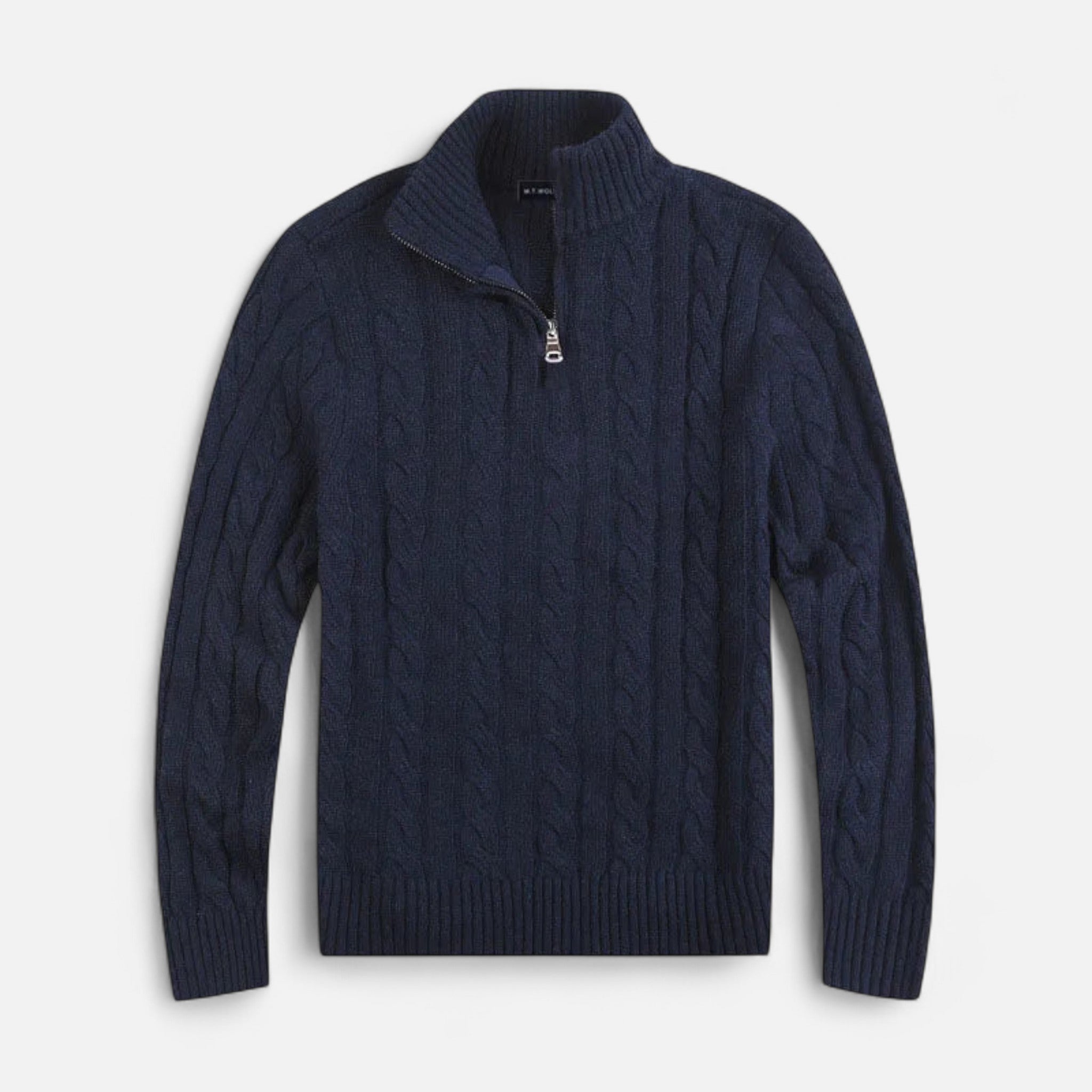 Herren Half-Zip Pullover | Strukturiert