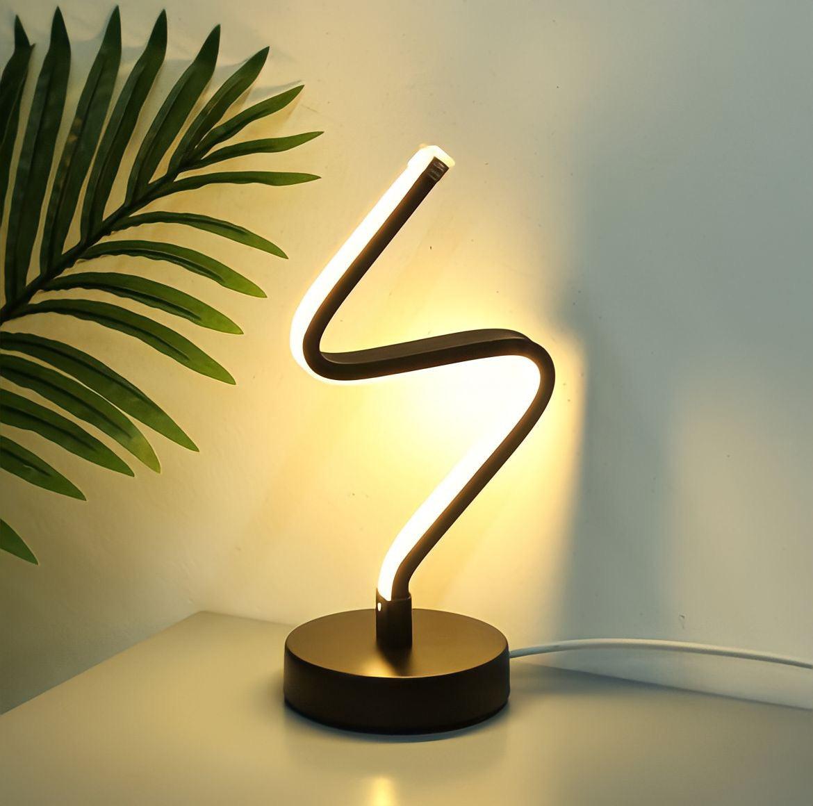 Spirale Tischleuchte | Stilvolles Lichtspiel für jeden Raum