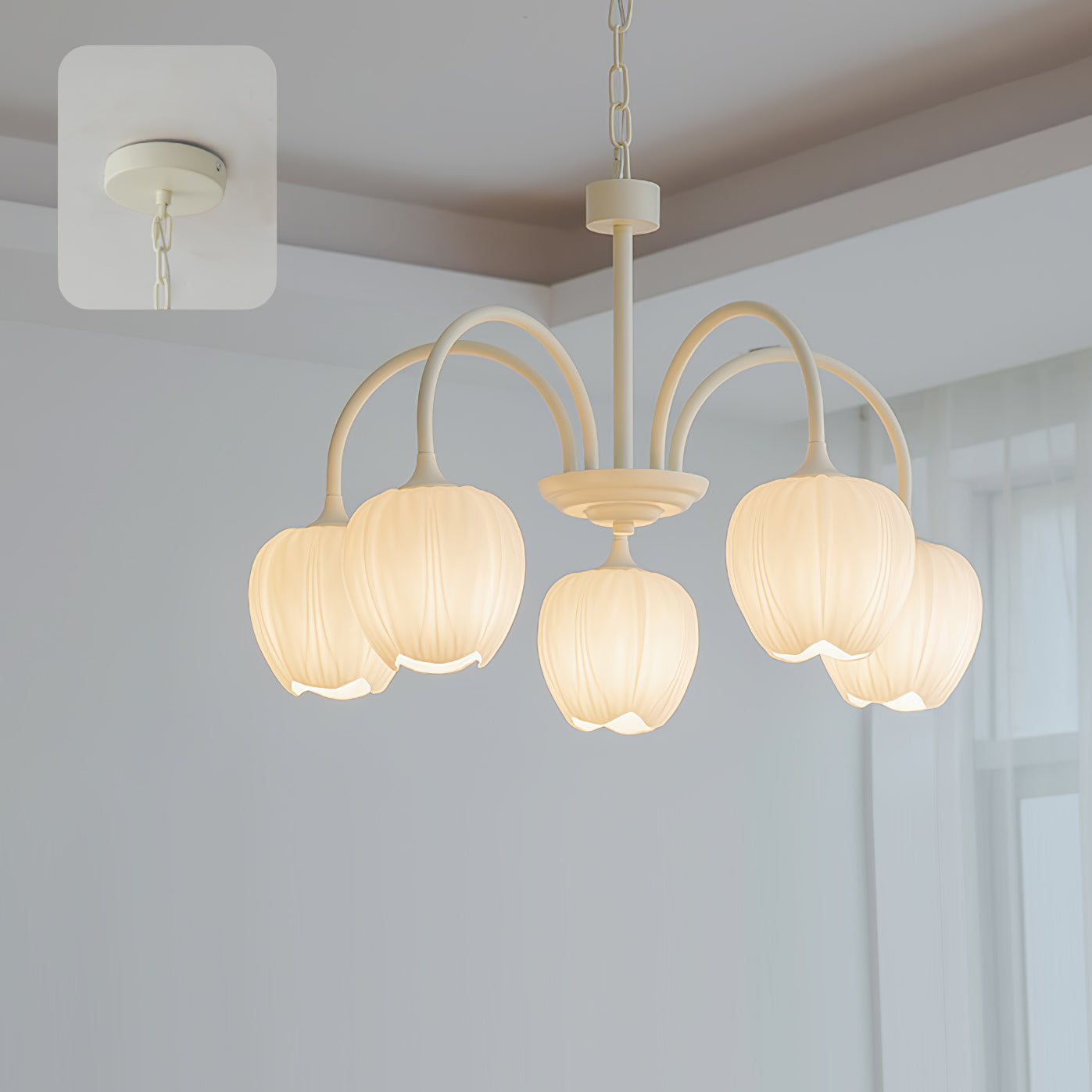 Deckenlampe | Tulpenstil