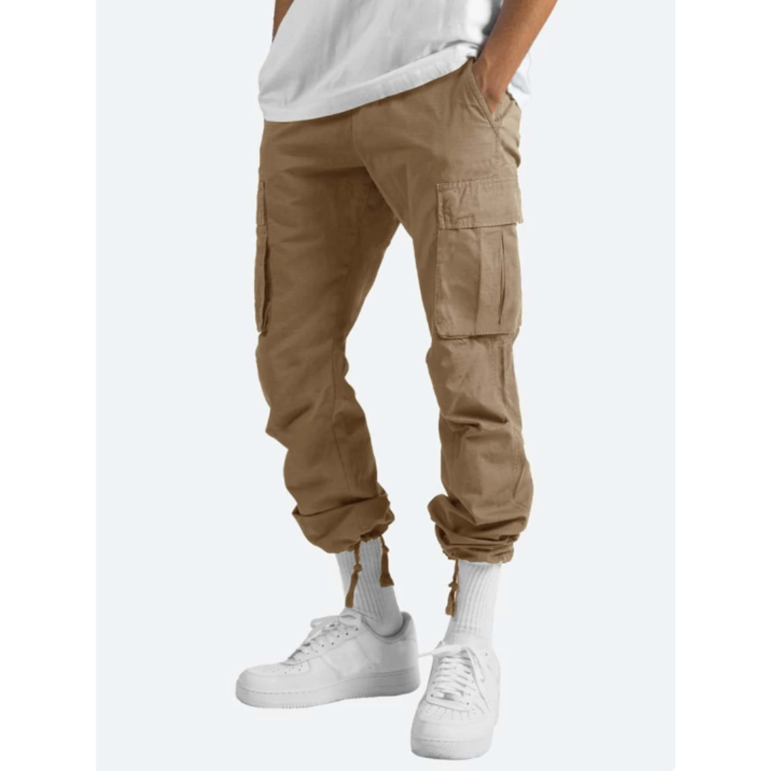 Herren Mehrere Taschen Cargo Hose | Gerade