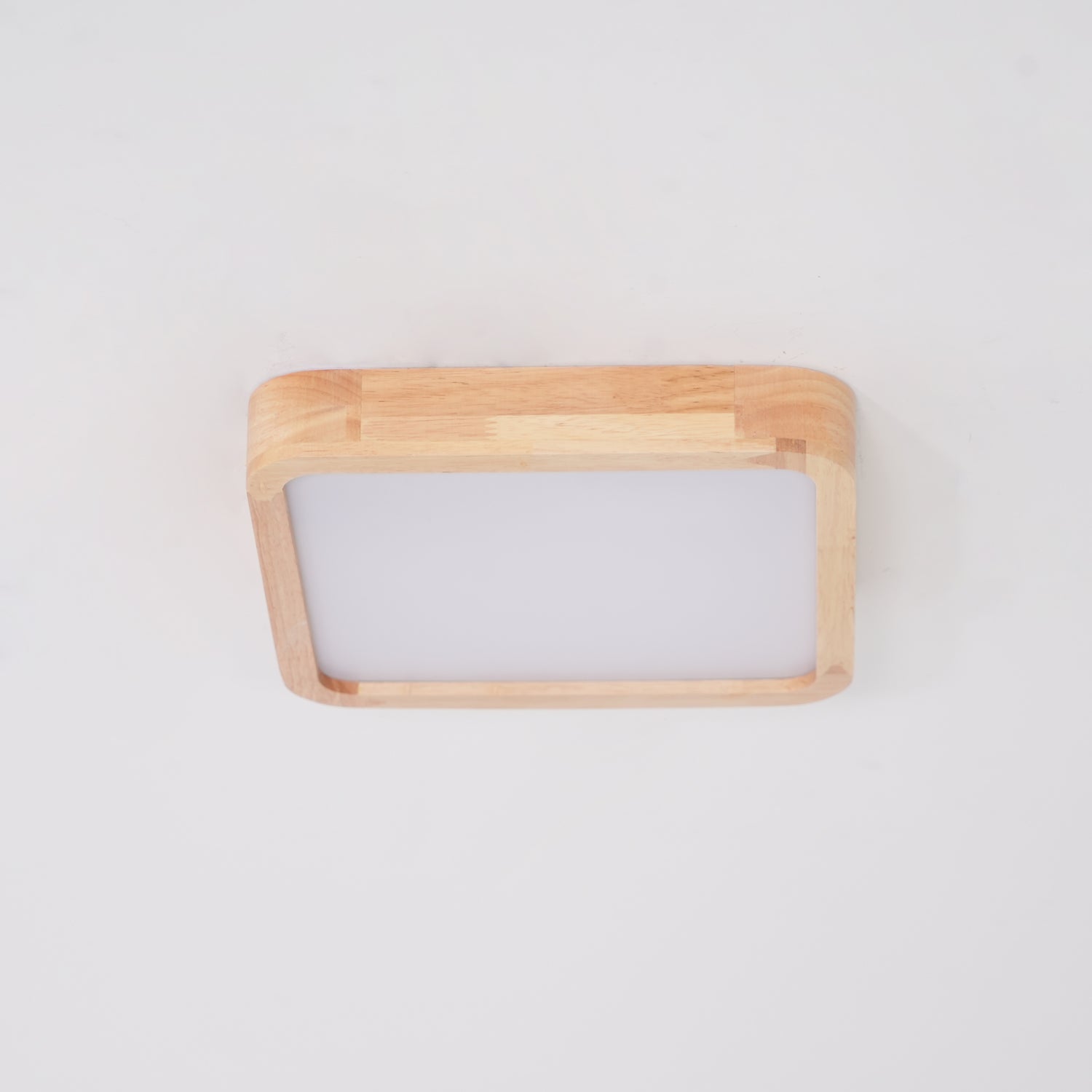 Deckenlampe | Geometrisches Design aus Holzoptik