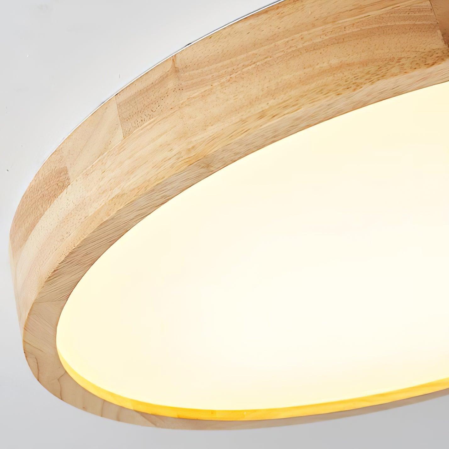 Deckenlampe | Geometrisches Design aus Holzoptik