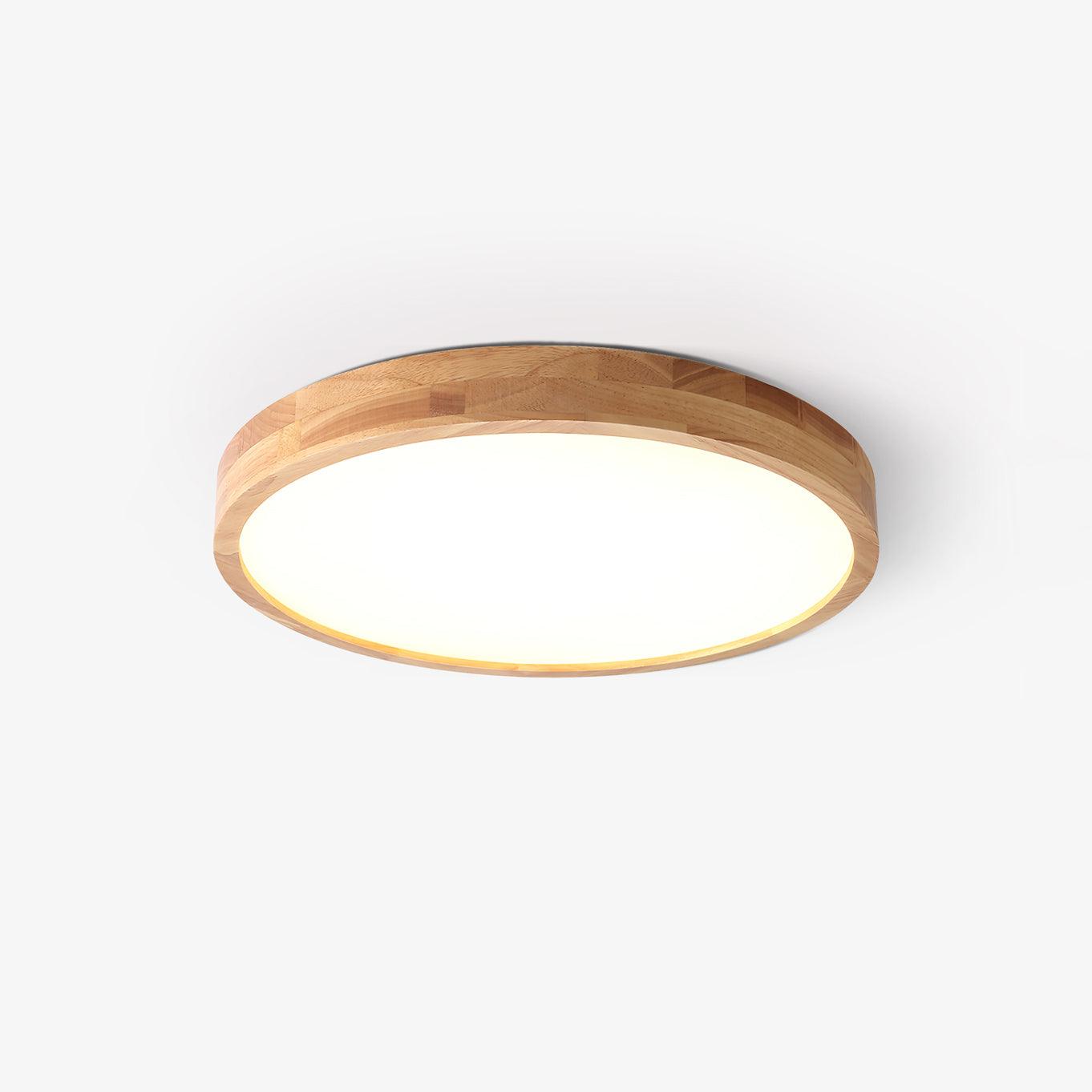 Deckenlampe | Geometrisches Design aus Holzoptik