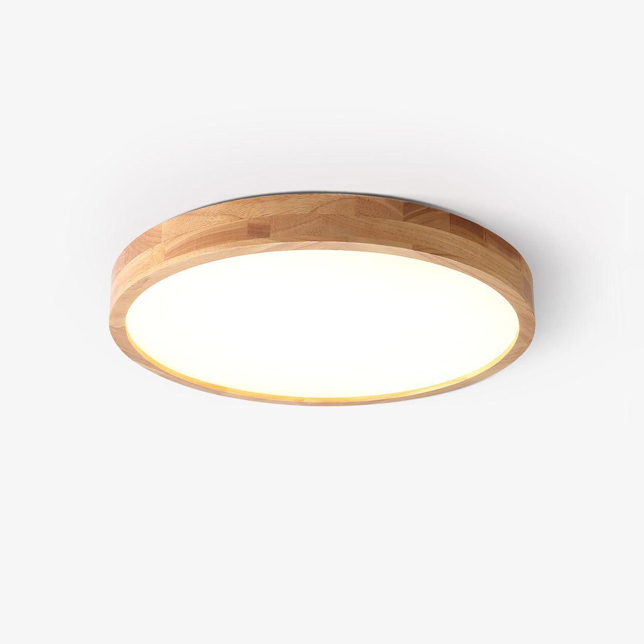Deckenlampe | Geometrisches Design aus Holzoptik