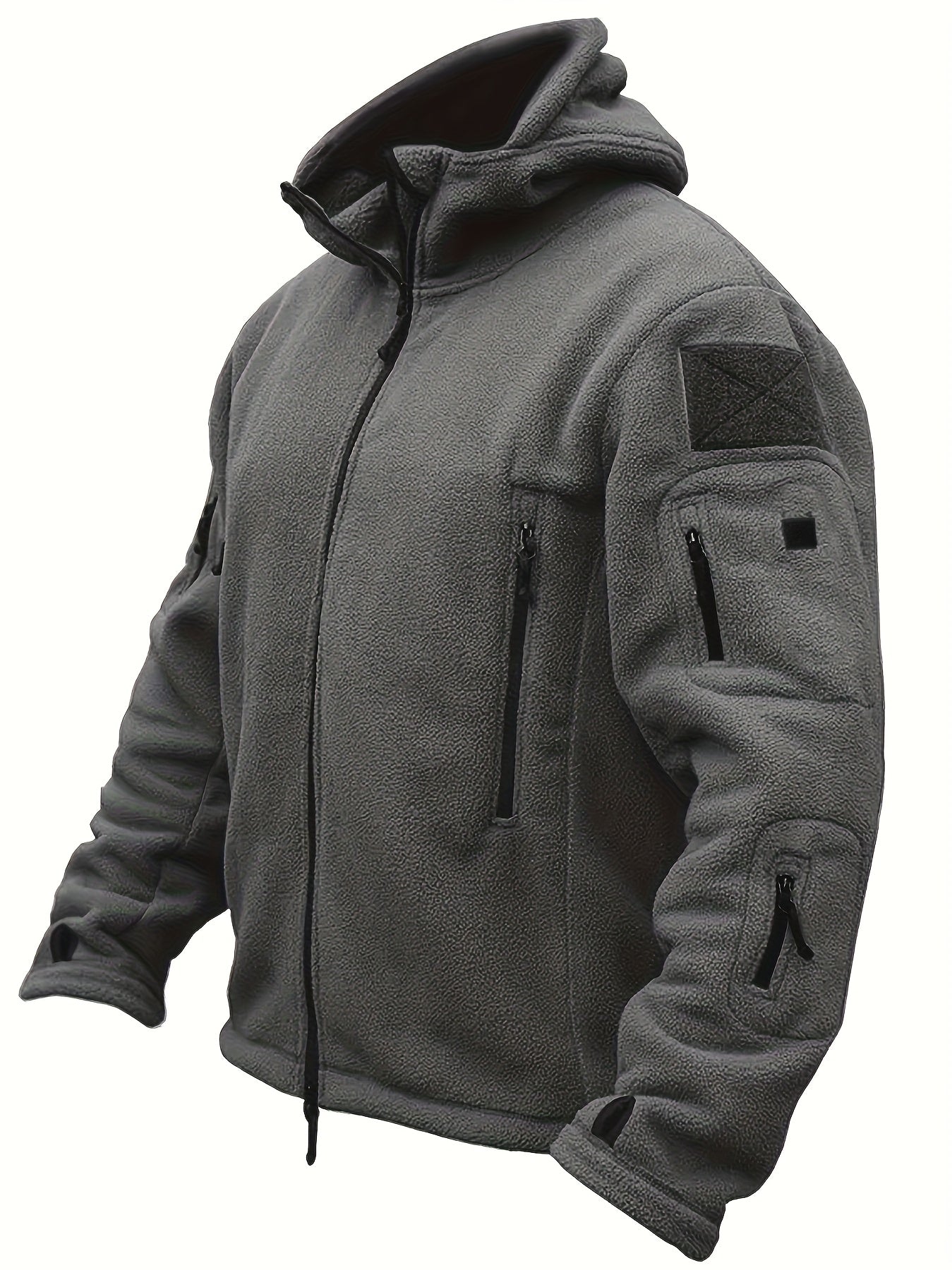Herren Kapuzen-Reißverschlussjacke
