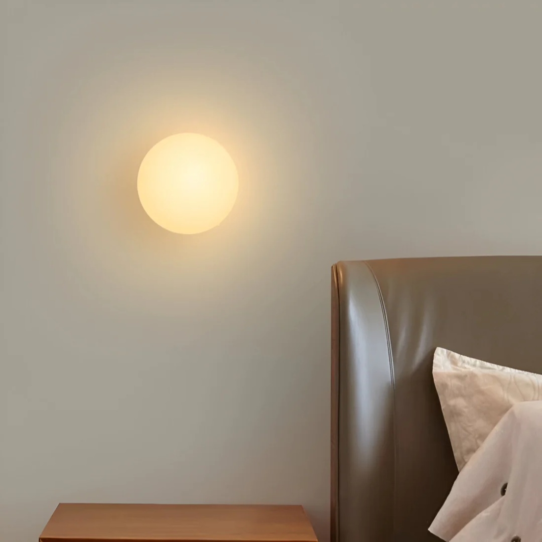 Wohnen Beleuchtung | Runde Wandlampe
