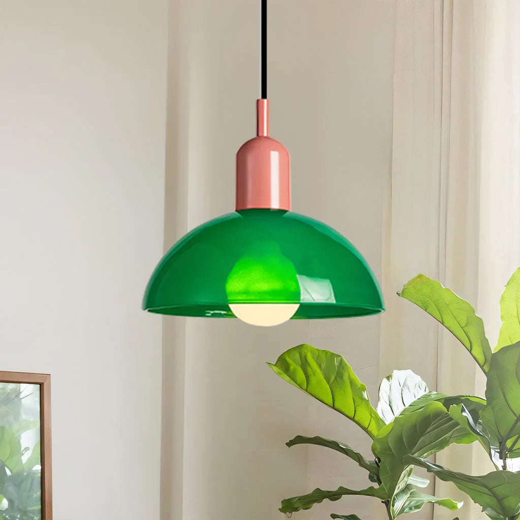 Bunte runde Hängelampe für moderne Räume