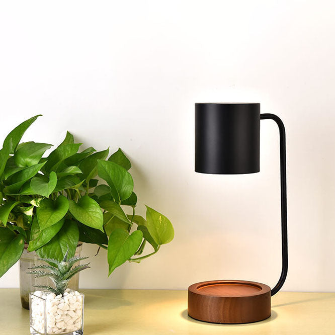 Nachttischlampe mit Ablage