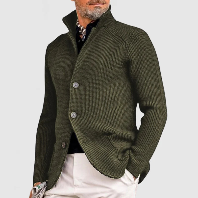 Herren Strickjacke mit Knöpfen | Taschen-Design