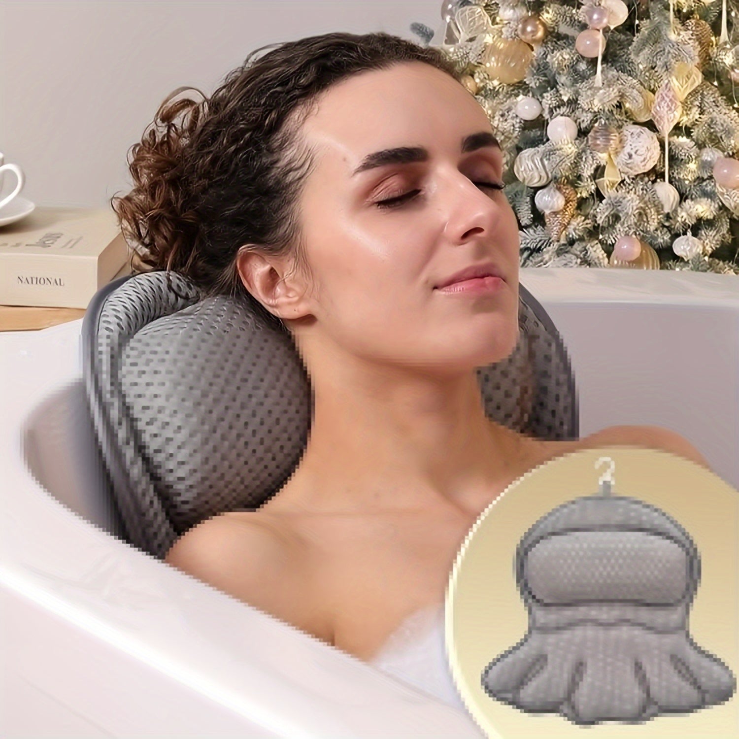 Badewannenkissen | Für Nacken und Rücken
