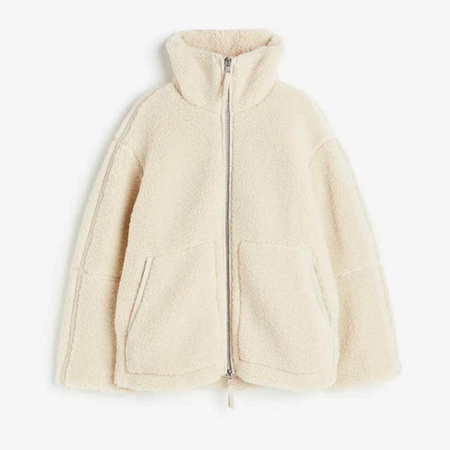 Damen Teddyjacke | Reißverschluss