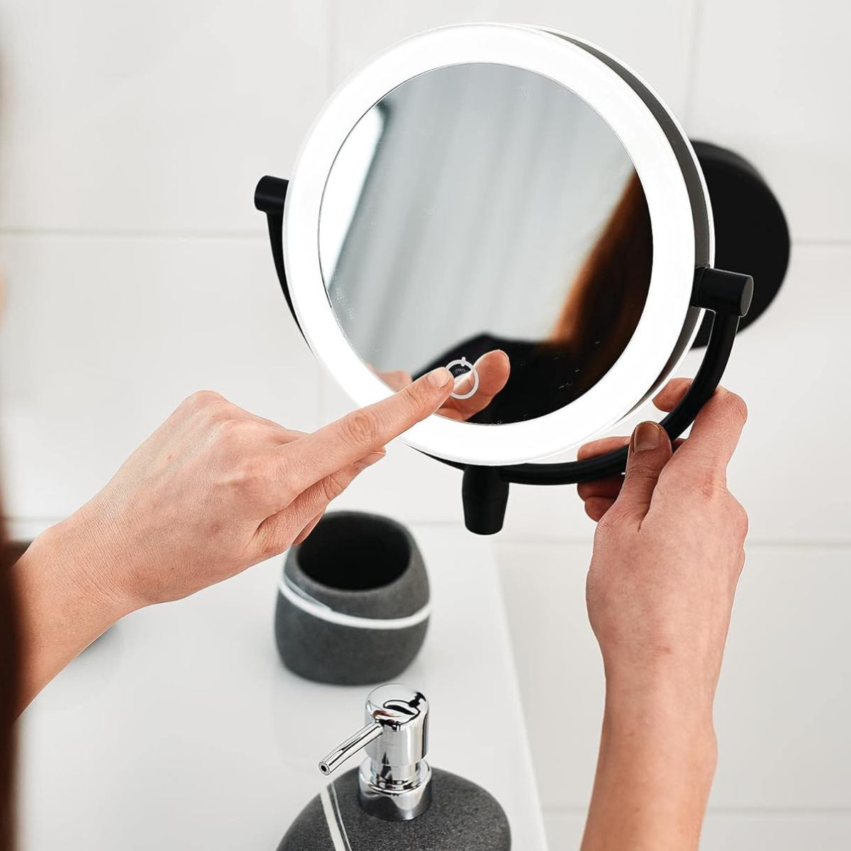 Make-up Spiegel mit Beleuchtung | Badezimmer