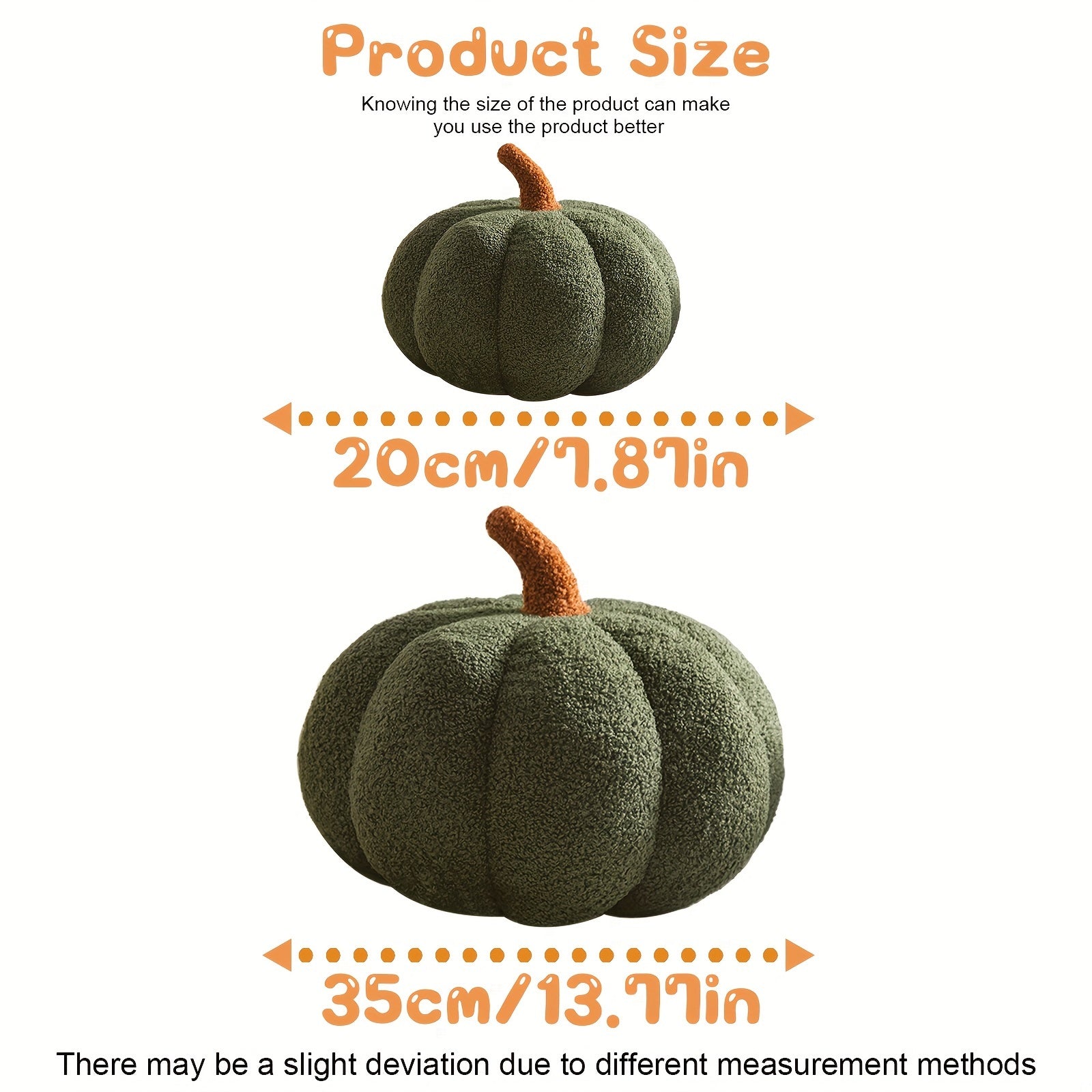 Kürbis Kissen Deko | Weiches Wohnaccessoire für Herbst & Halloween