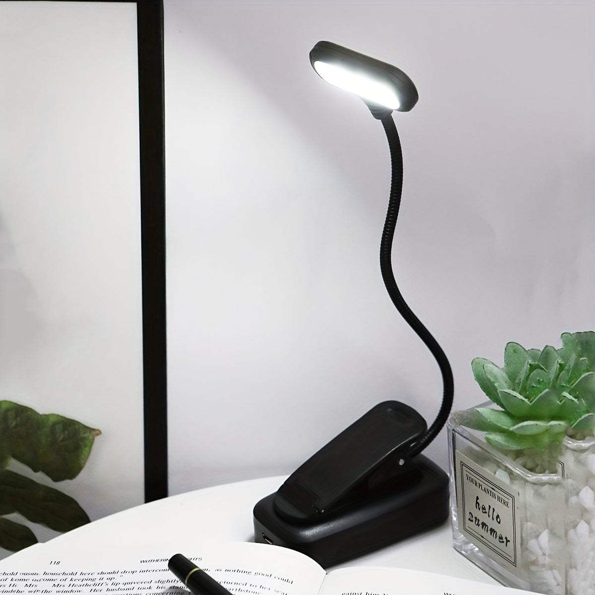 Clip-on Leselampe