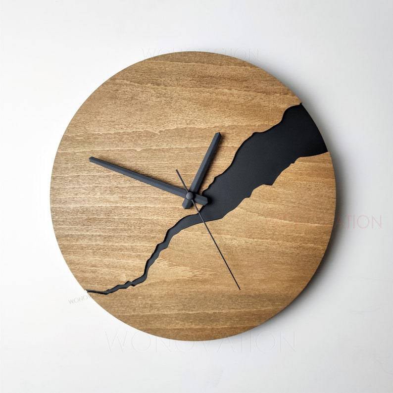 Dekorative runde Wanduhr | Wanddekoration