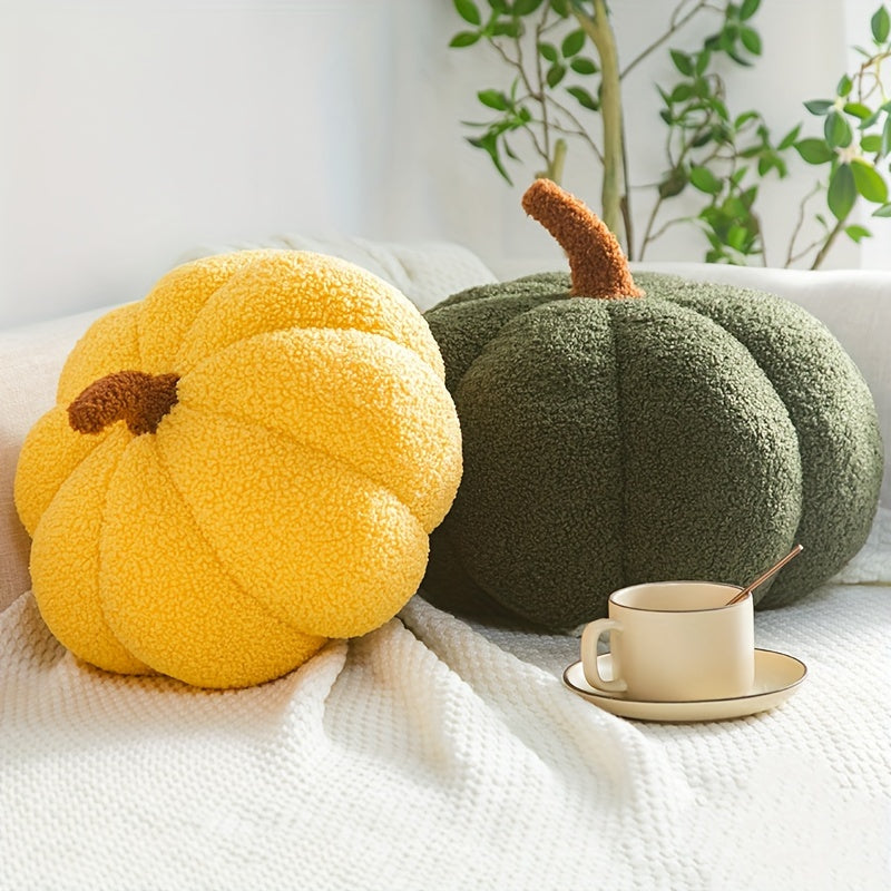 Kürbis Kissen Deko | Weiches Wohnaccessoire für Herbst & Halloween
