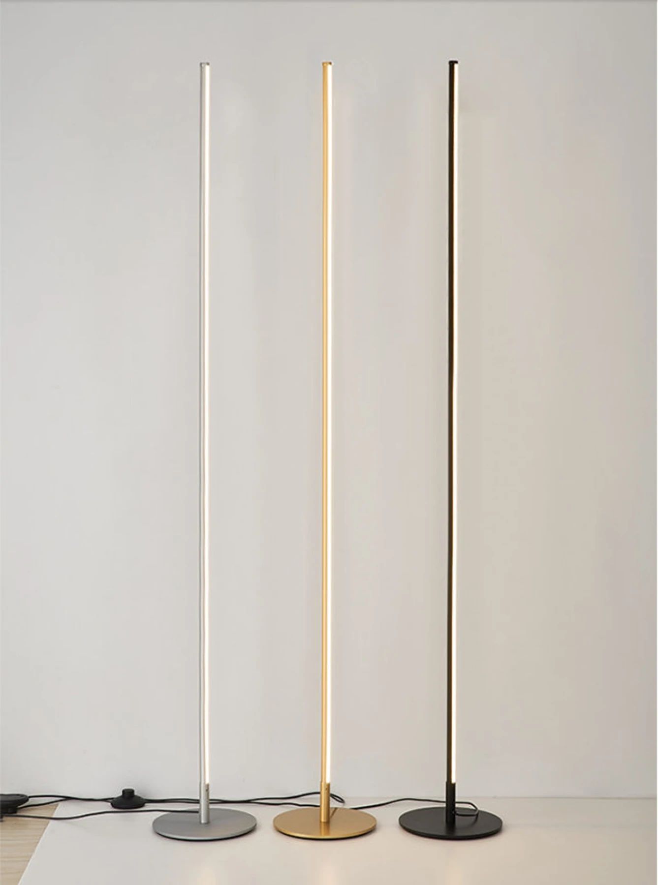 Schmale Stehlampe | Wohnzimmer
