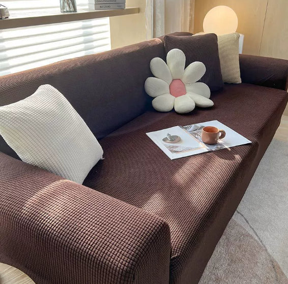Stilvolle Stretch-Sofahusse – Rutschfest & Waschbar
