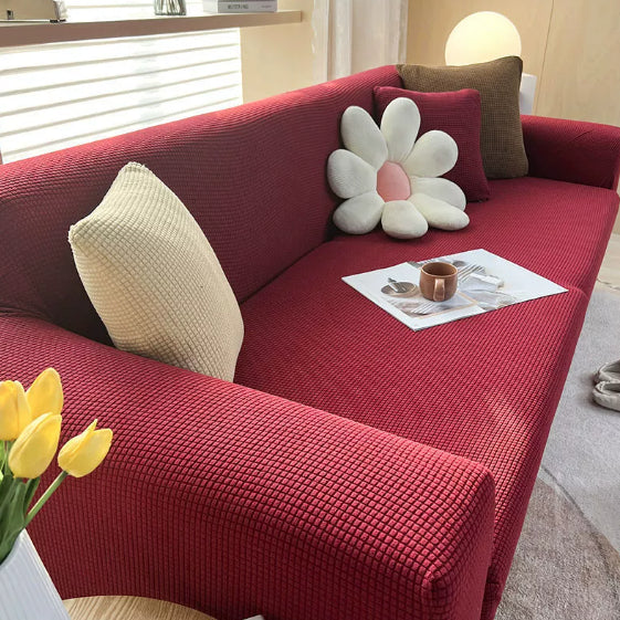 Stilvolle Stretch-Sofahusse – Rutschfest & Waschbar