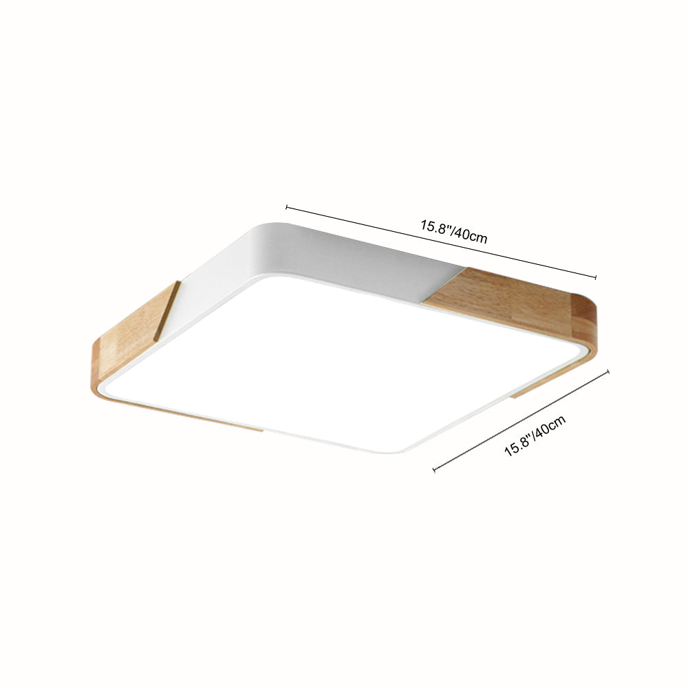 Deckenlampe modern | Rechteckig flach